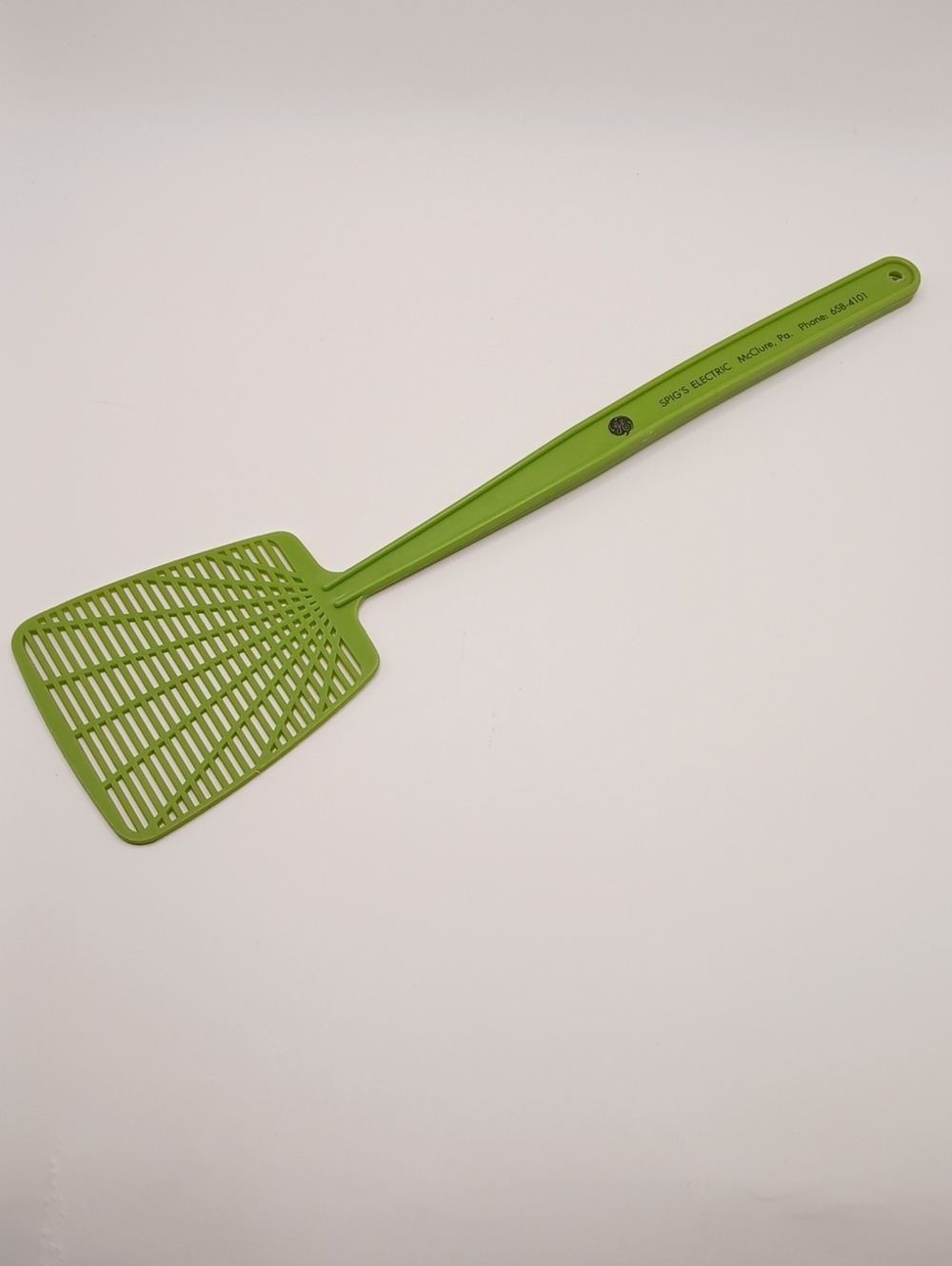 Vintage Advertising Fly Swatter Spig's Electric McClure, PA- GE